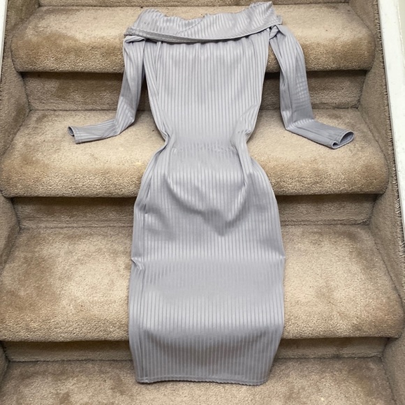 PrettyLittleThing Dresses & Skirts - PLT never worn off the shoulder midi dress